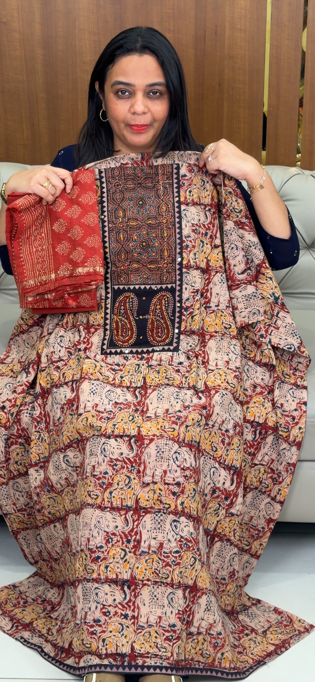 COTTON UNSTITCHED SALWAR SUITS - NUWA - 1085