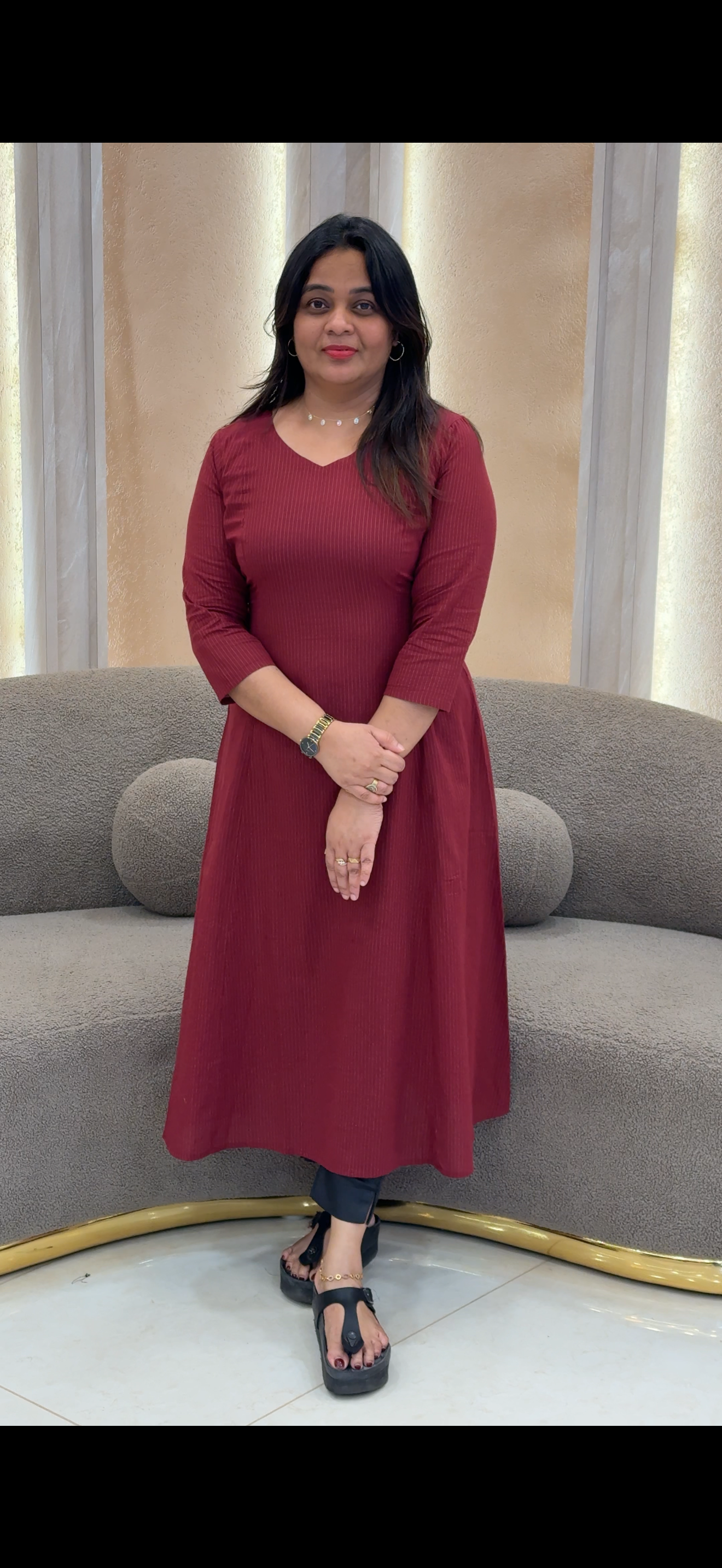 HANDLOOM COTTON ALINE TOPS - NUWA-007