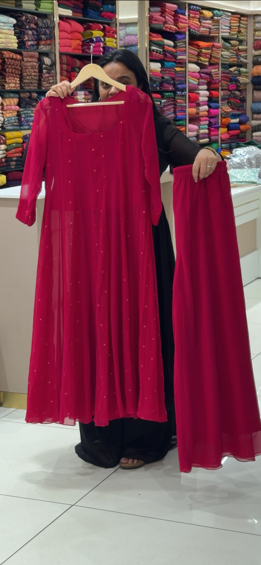 IN-HOUSE ANARKALI TOP AND BOTTOM - NUWA - 2446