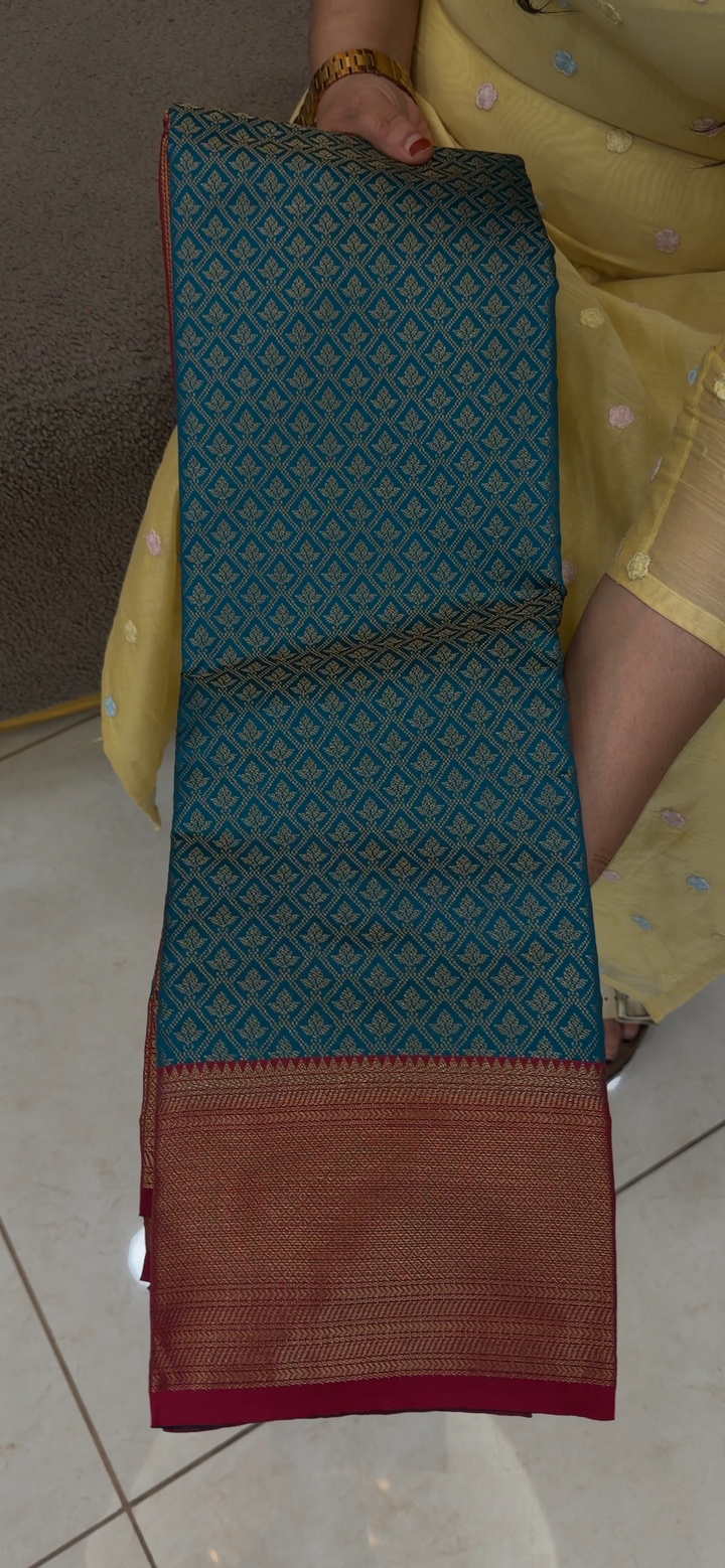 SEMI BROCADE SAREES - NUWA-877