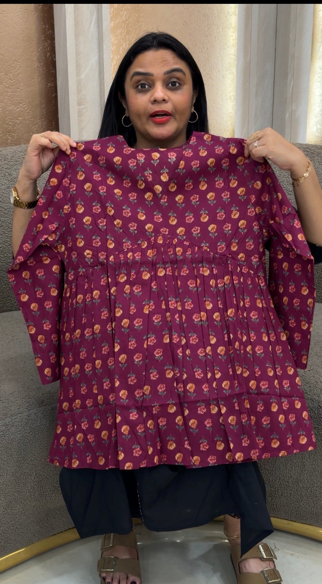 PRINTED SHORT TOPS - NUWA 1096