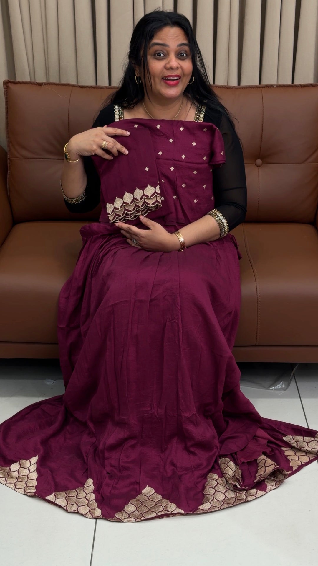SEMI STITCHED DHAVANI SETS - NUWA-1862