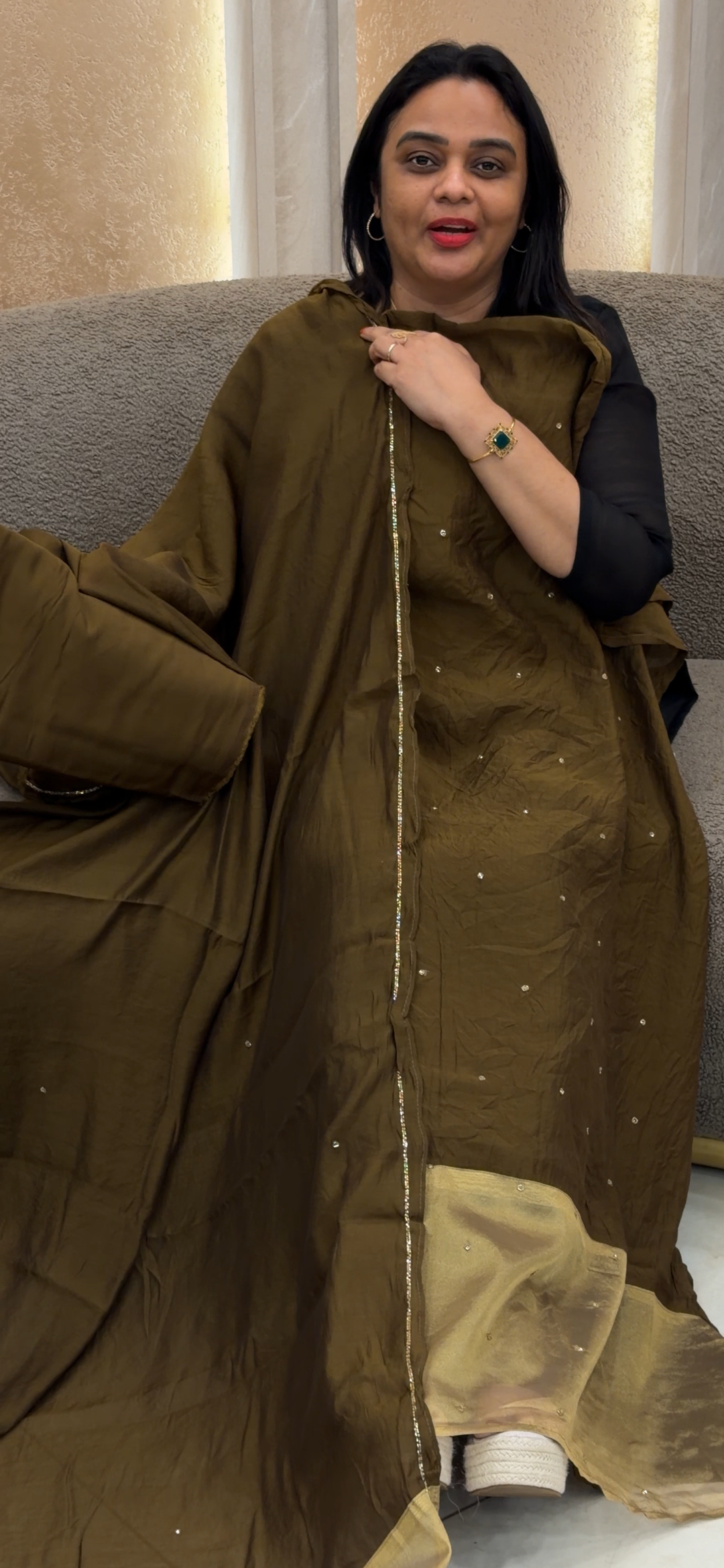 SOFT MUL CHANDERI UNSTITCHED SALWRA SUITS - NUWA - 1356