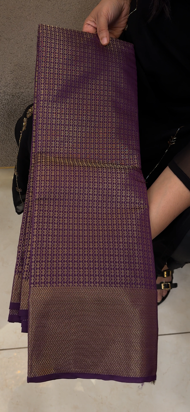 SEMI BROCADE SAREES - NUWA - 2089