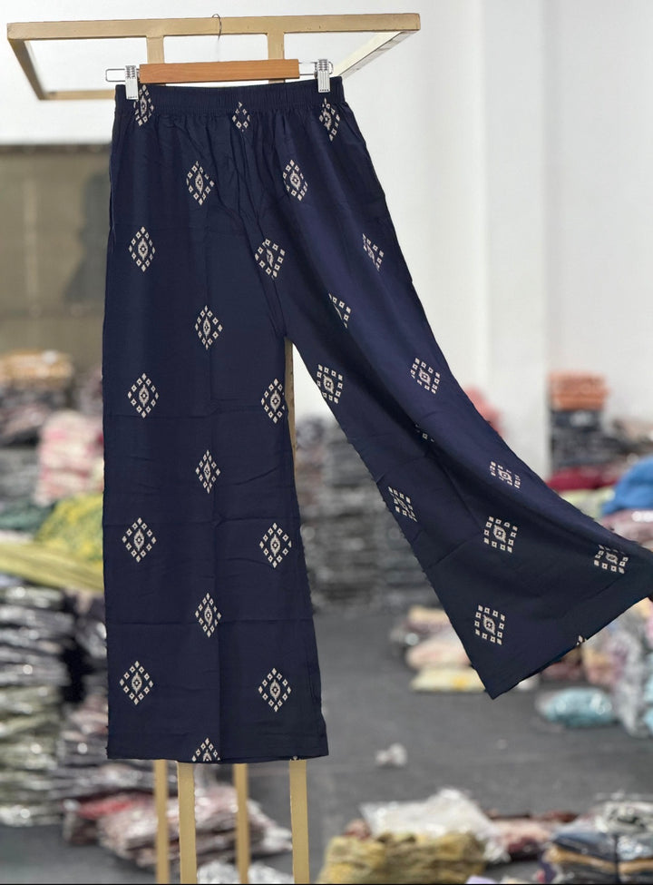 PINTED PALAZZO PANTS - NUWA - 2501