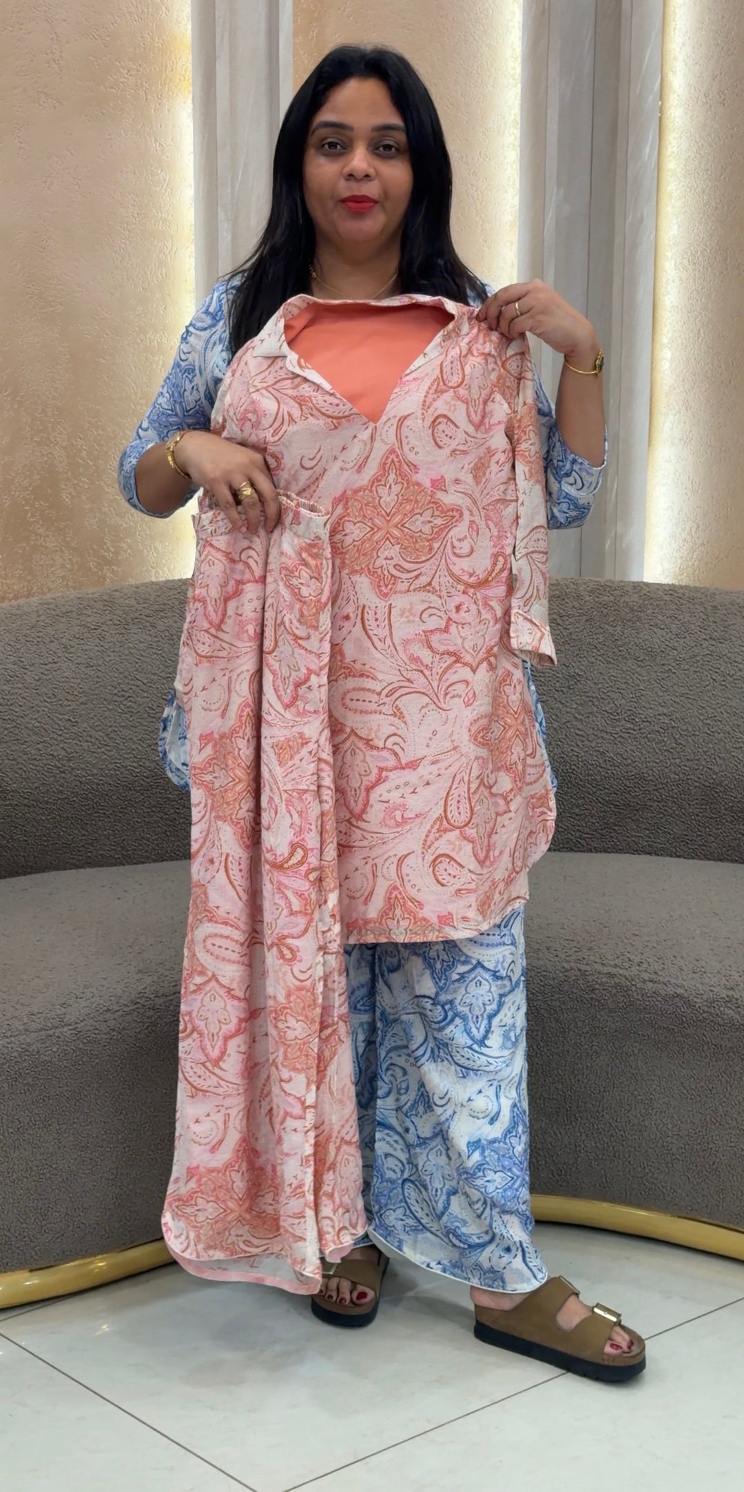 IN-HOUSE PRINTED SHORT CO-ORDS SETS - NUWA-1504