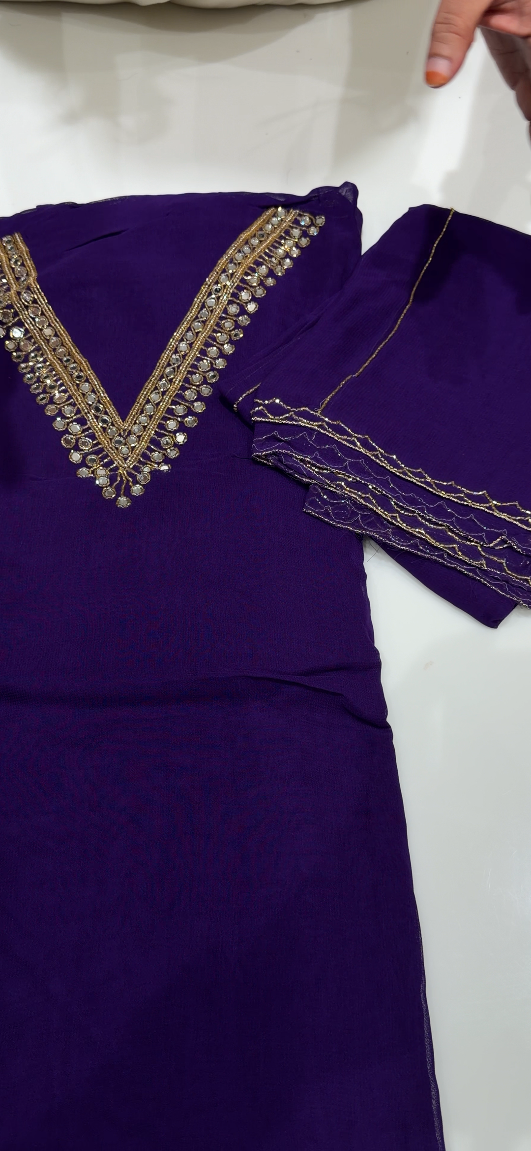 UNSTITCHED SALWAR SUITS - NUWA - 1744