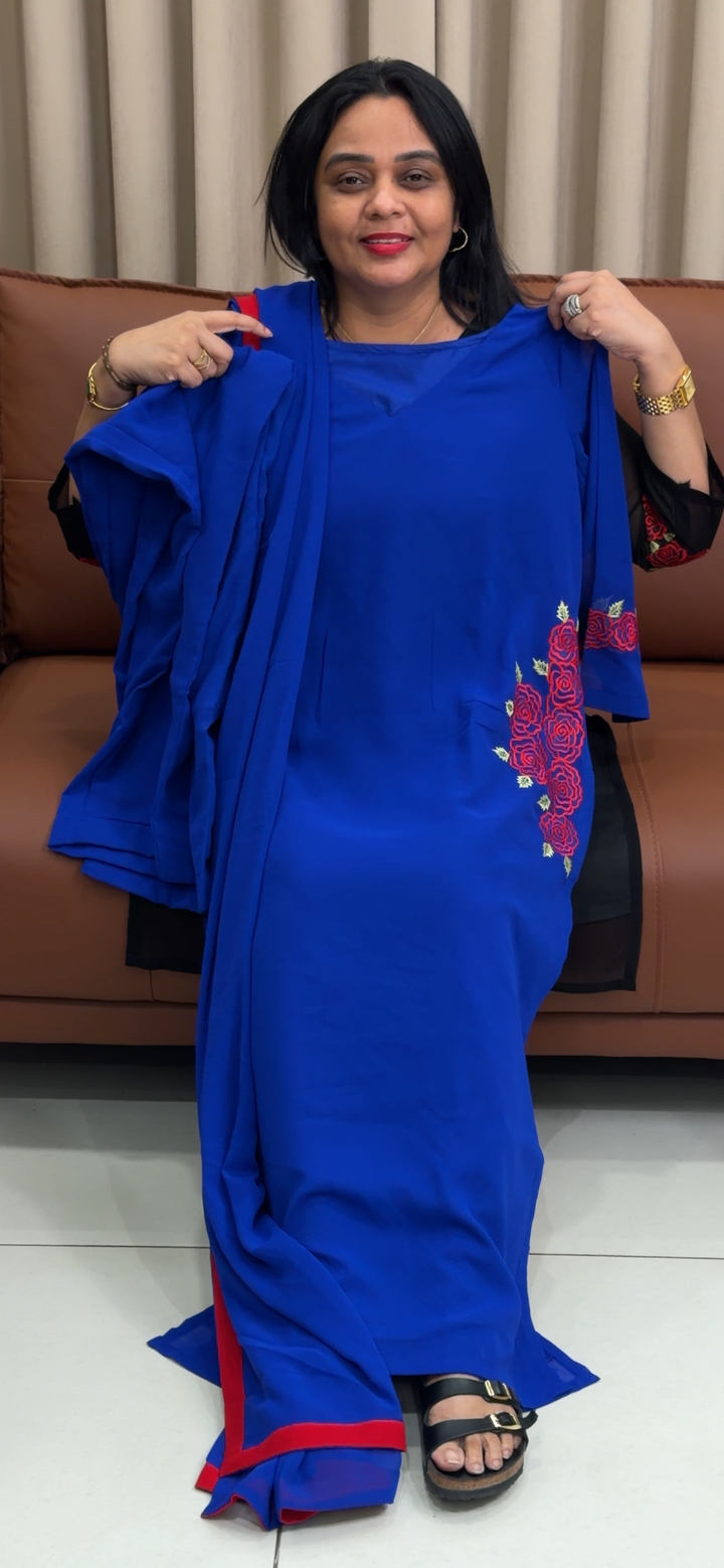 IN-HOUSE FAUX GEORGETTE TOP AND DUPATTA  - NUWA - 2155