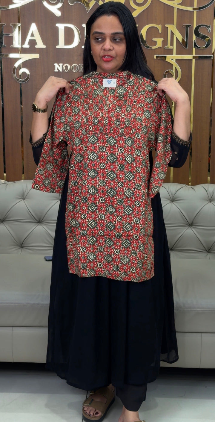 PRINTED COTTON TOPS - NUWA-1066