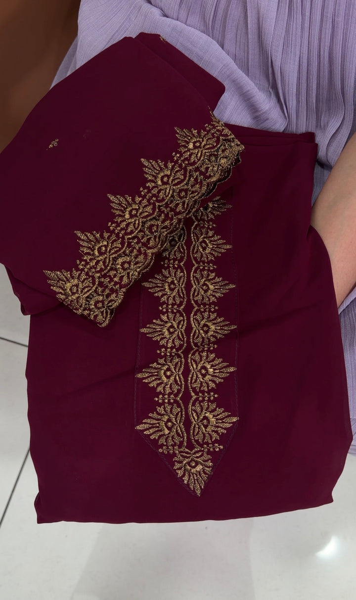 FAUX GEORGETTE UNSTITCHED SALWAR SUITS - NUWA-1962