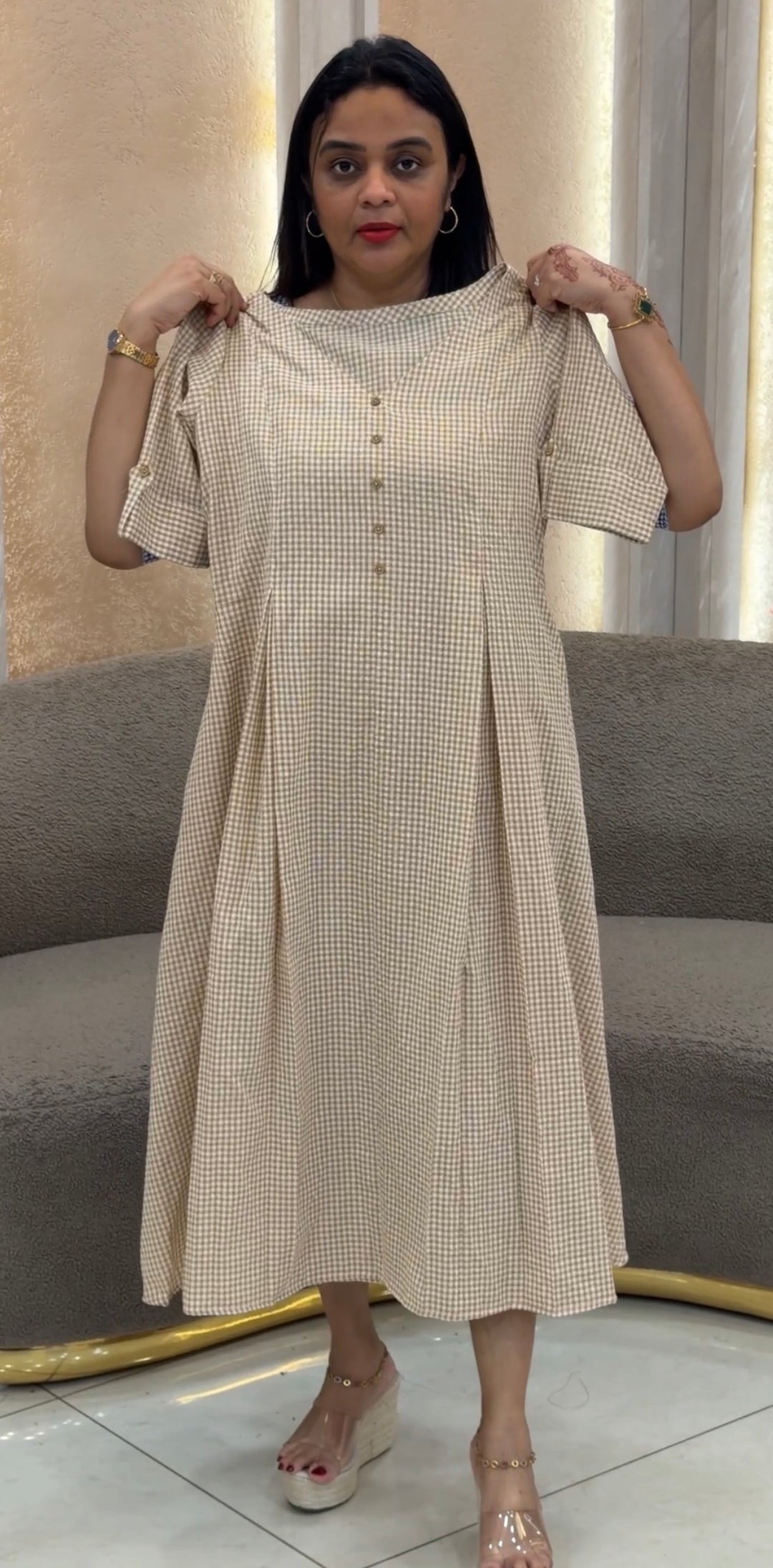 HANDLOOM COTTON FROCKS - NUWA-1225