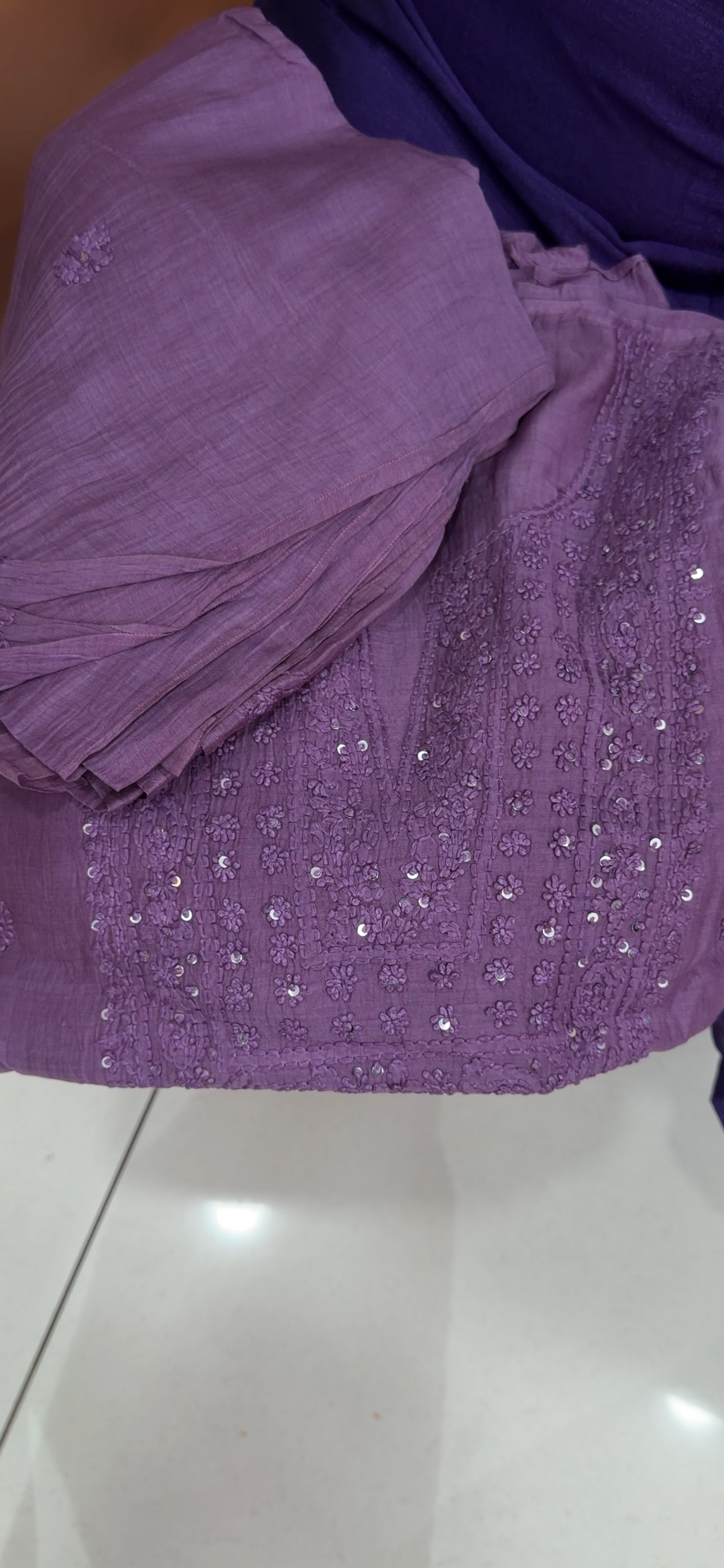 MUL CHANDERI UNSTITCHED SALWAR SUITS - NUWA - 2184