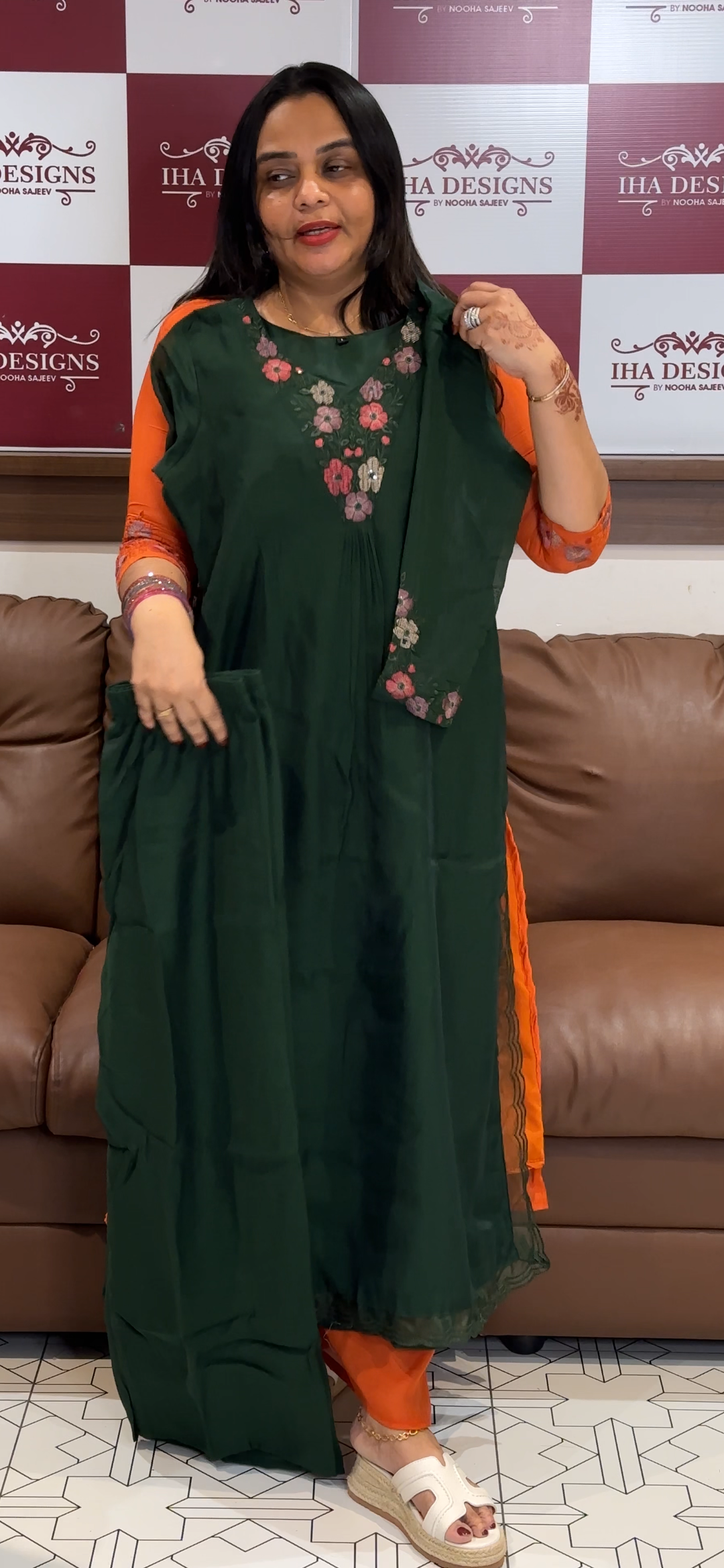 MUL CHANDERI CO-ORDS SETS - NUWA -1024