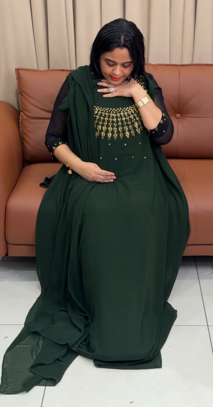 IN-HOUSE HANDWORKED UNSTITCHED SALWAR SUITS - NUWWA-2364