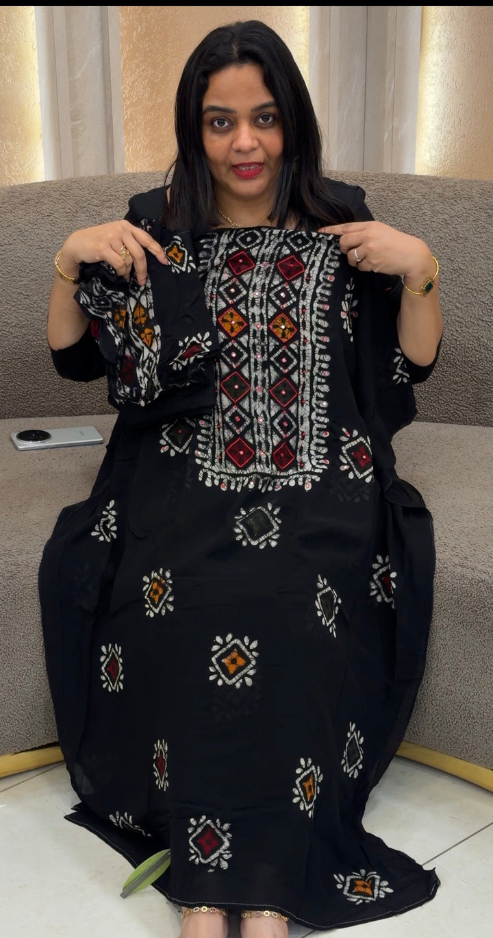 BATIK PRINTED UNSTITCHED SALWAR SUITS - NUWA-1466