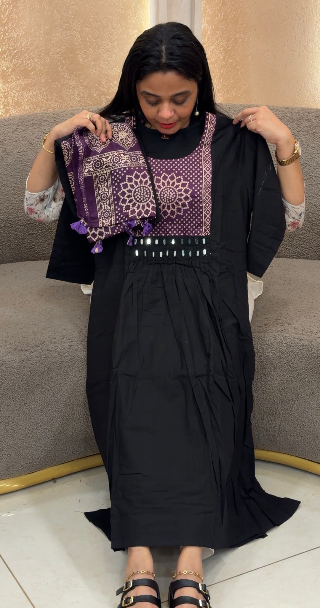SLUB COTTON TOP,BOTTOM AND DUPATTA - NUWA-2251