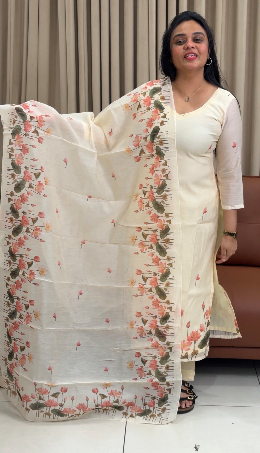 PRINTED UNSTITCHED SALWAR SUITS - NUWA - 1991