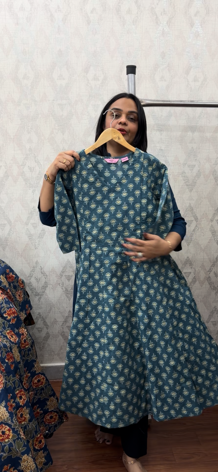 PRINTED ANARKALI TOPS - NUWA- 717