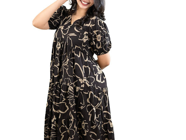 PRINTED COTTON FROCKS - NUWA - 021