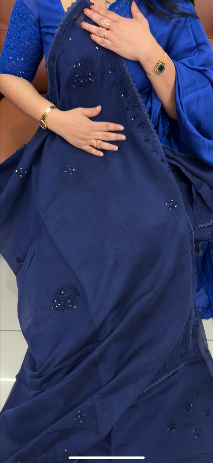 CHIKANKARI SAREES - NUWA-1391