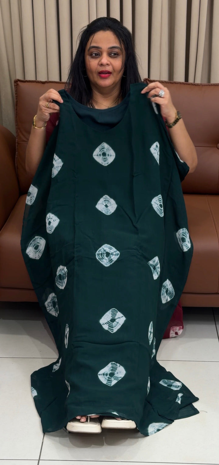 IN-HOUSE BANDHEJ PRINTD KAFTAN TOPS - NUWA-1947