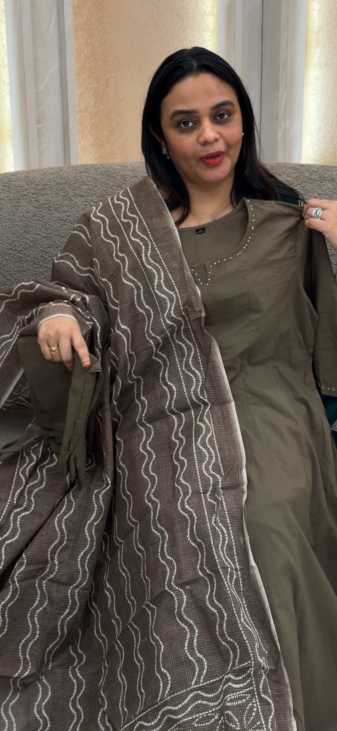 MUL COTTON TOP, BOTTOM AND DUPATTA - NUWA - 880