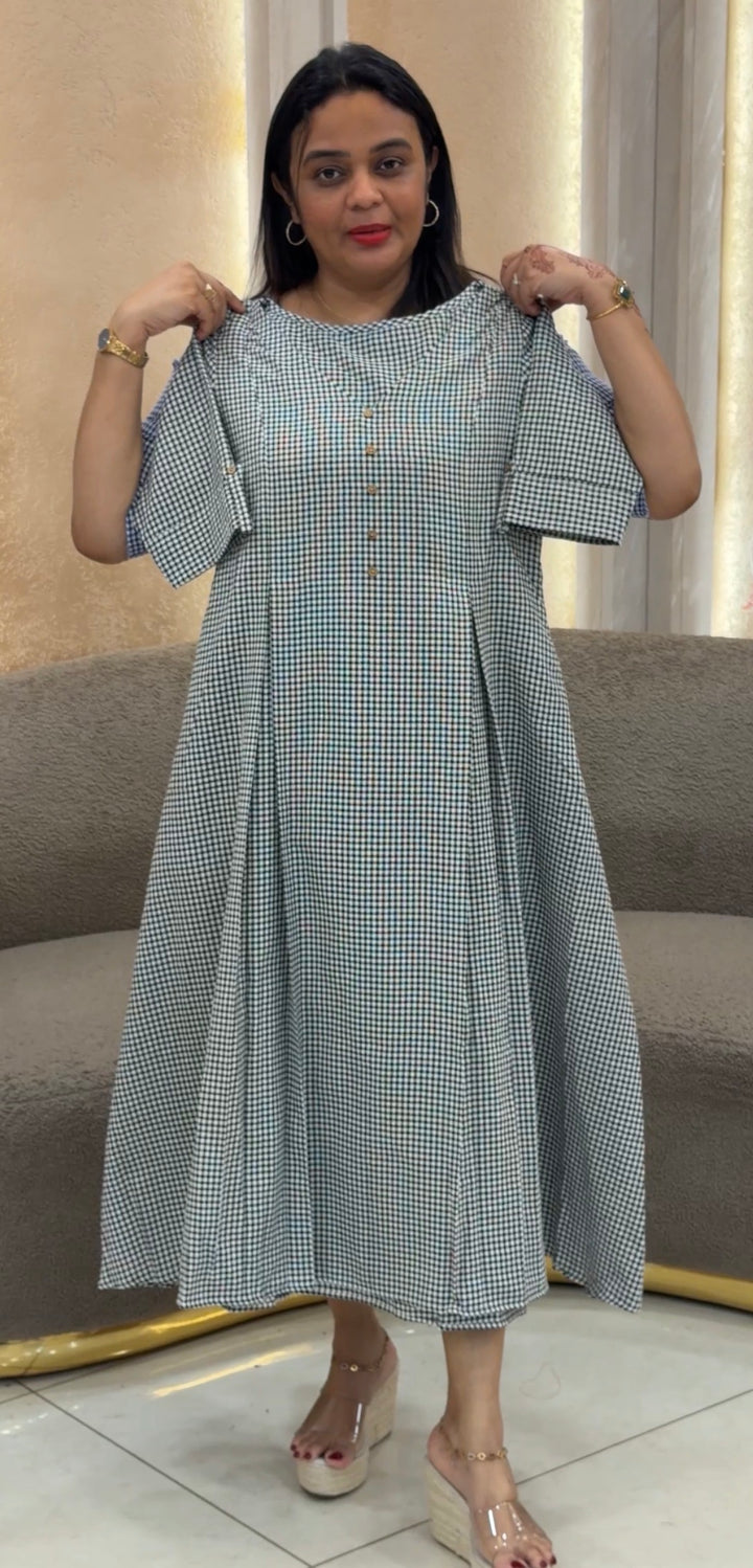 HANDLOOM COTTON FROCKS - NUWA-1225