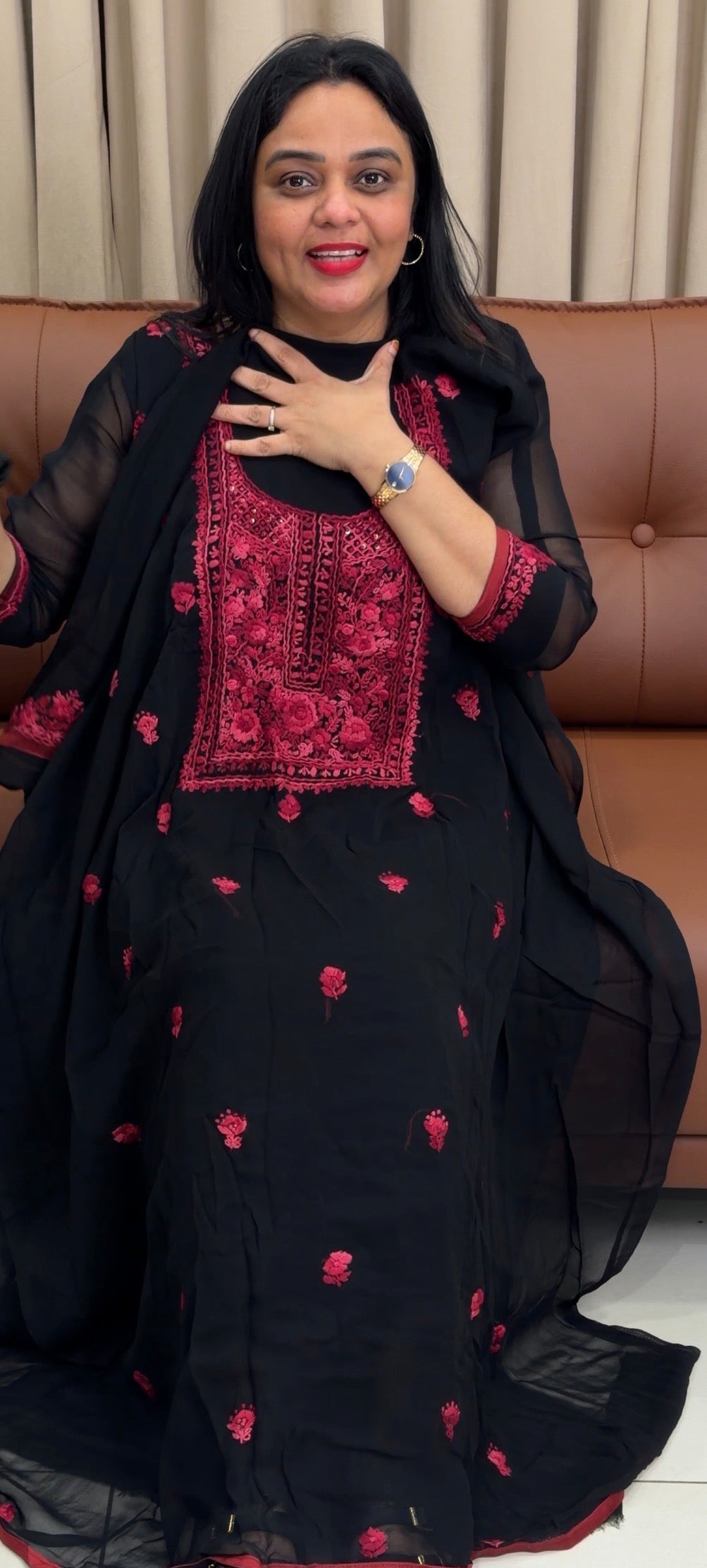 GEORGETTE UNSTITCHED SALWAR SUITS - NUWA-1633