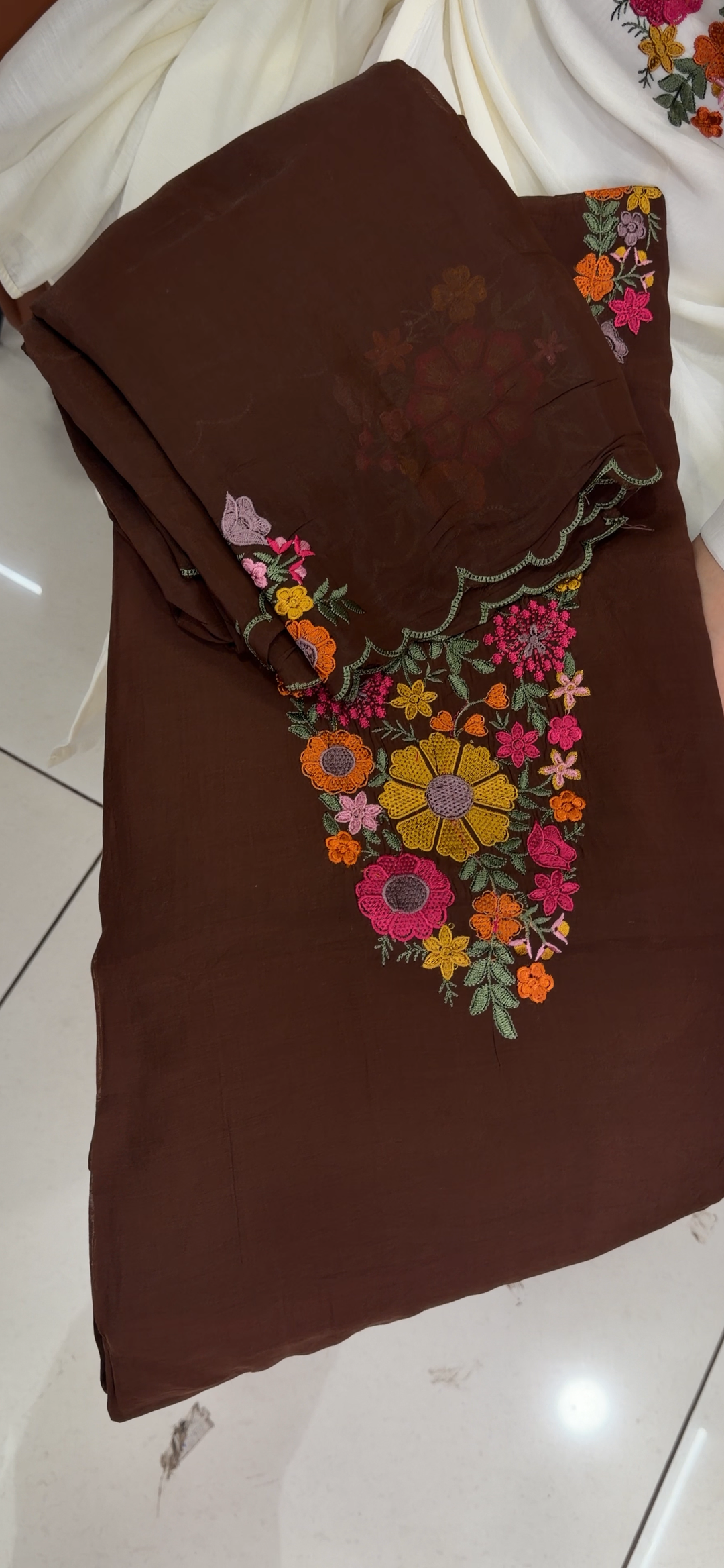 MUL CHANDERI UNSTITCHED SALWAR SUITS - NUWA - 1972