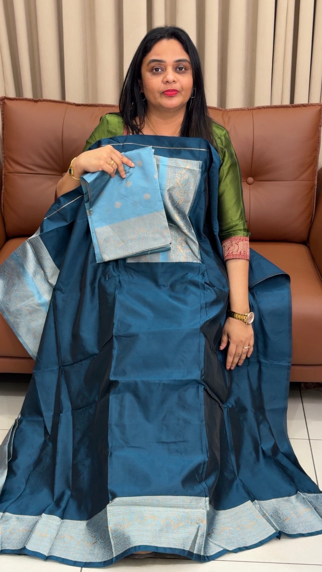 SEMI SILK UNSTITCHED SALWAR SUITS - NUWA-1720