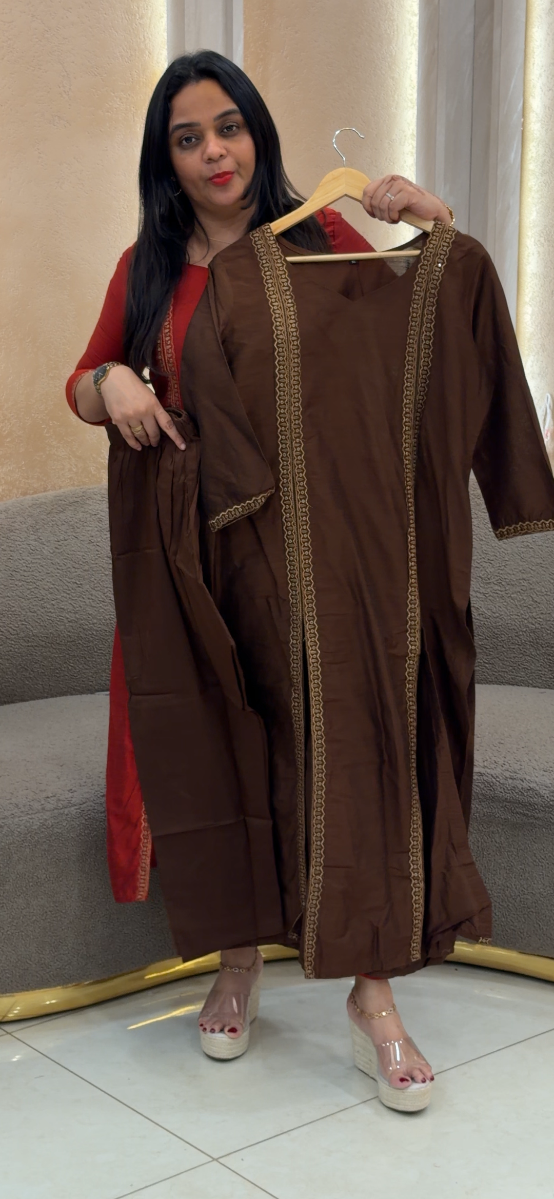 SLUB SILK CO-ORDS SETS - NUWA - 1240
