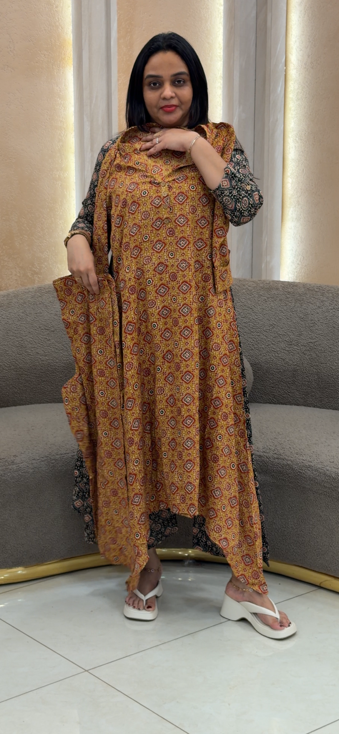 PRINTED RAYON CO-ORDS SETS - NUWA - 1349