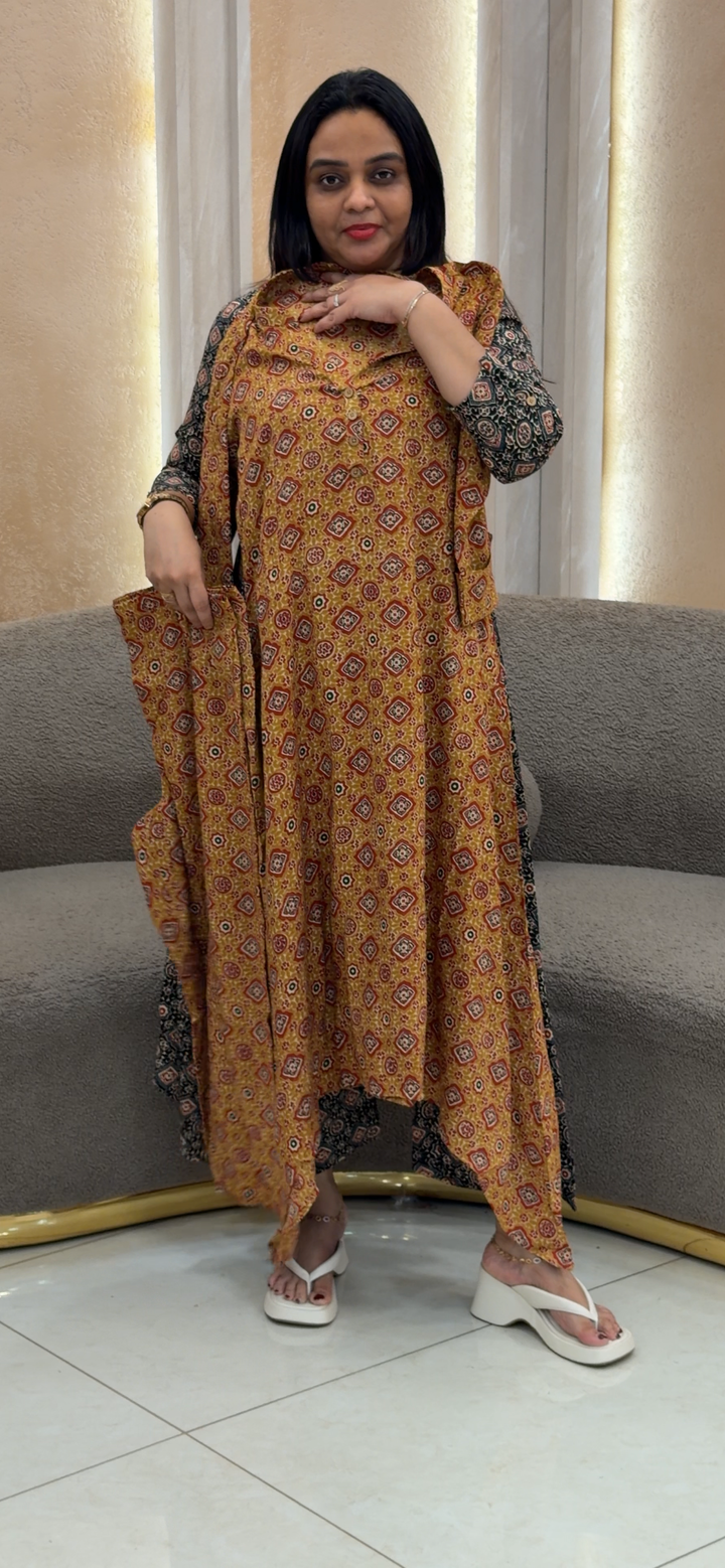PRINTED RAYON CO-ORDS SETS - NUWA - 1349