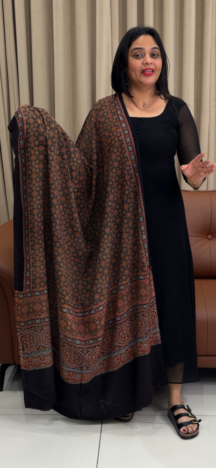 PRINTED MODAL DUPATTA - NUWA - 1607