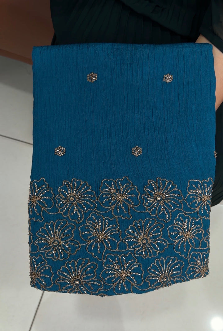 MUL CRUSHED UNSTITCHED SALWAR SUITS - NUWA-1889