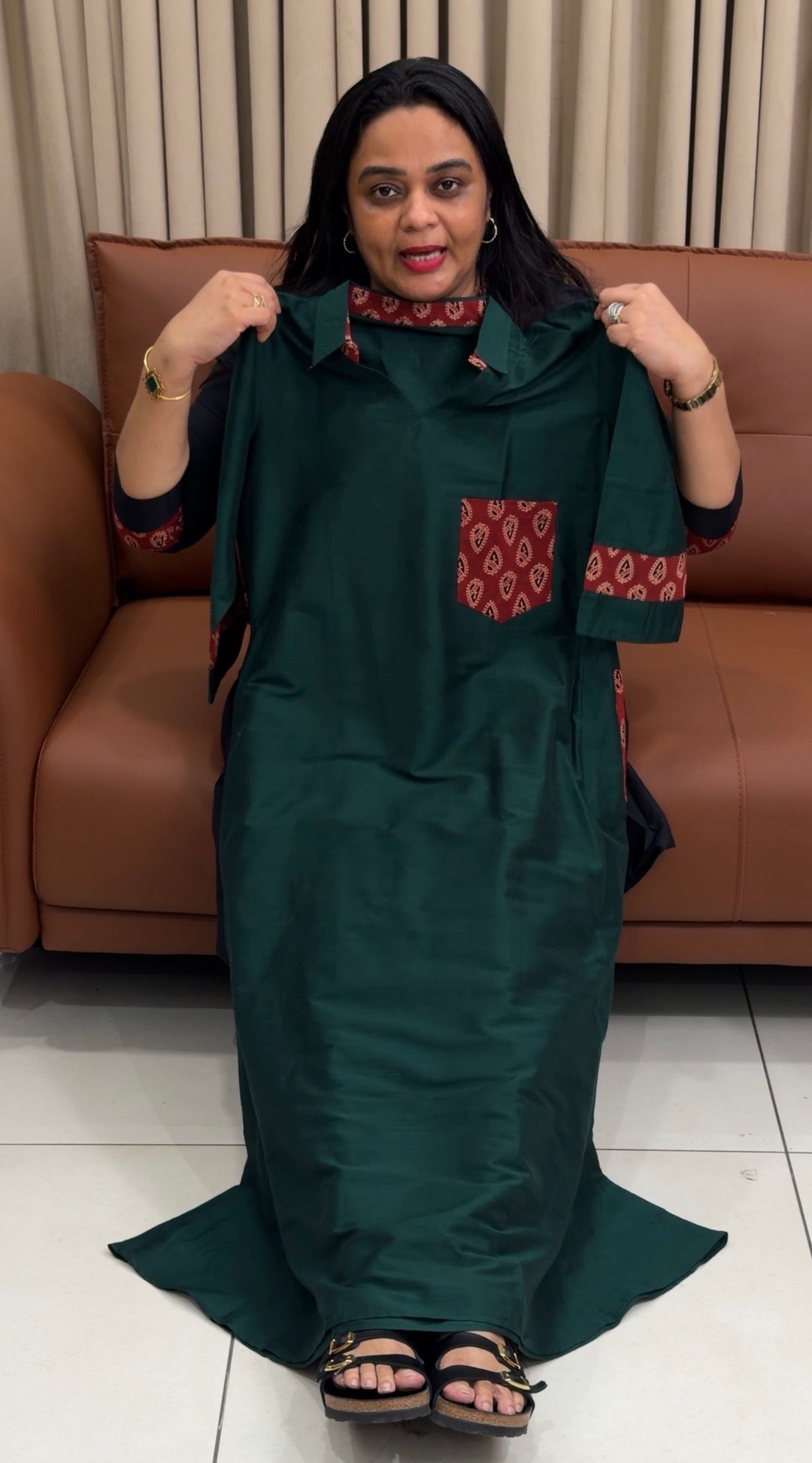 IN-HOUSE SLUB SILK FROCKS - NUWA-1969