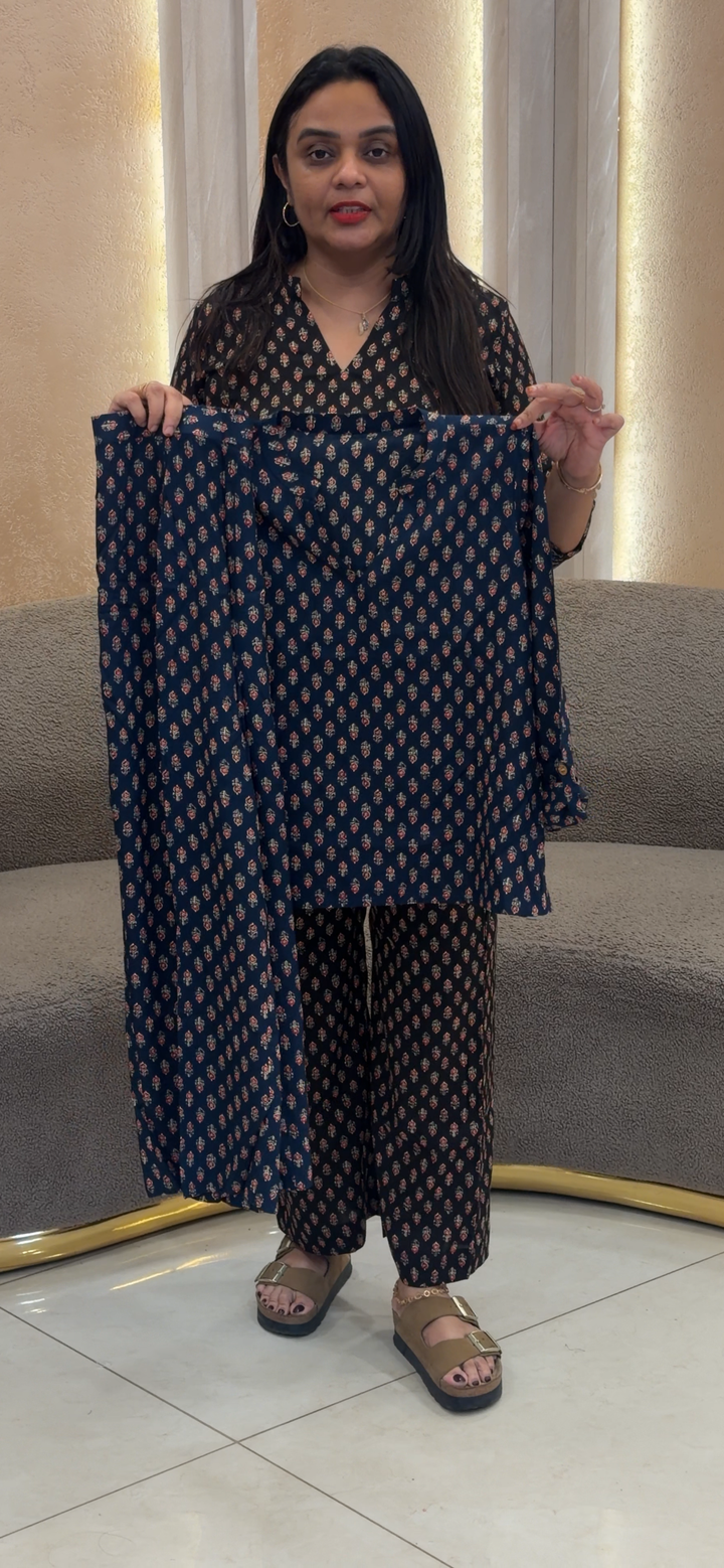PRINTED SHORT  TOP AND BOTTOM  - NUWA - 1181