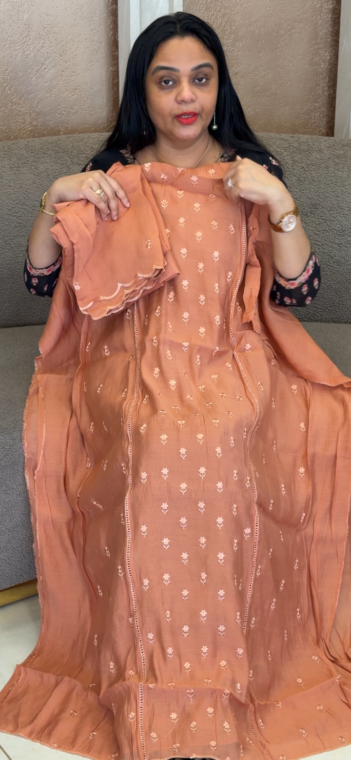 MUL CAHNEDRI UNSTITCHED SALWAR SUITS - NUWA - 2248
