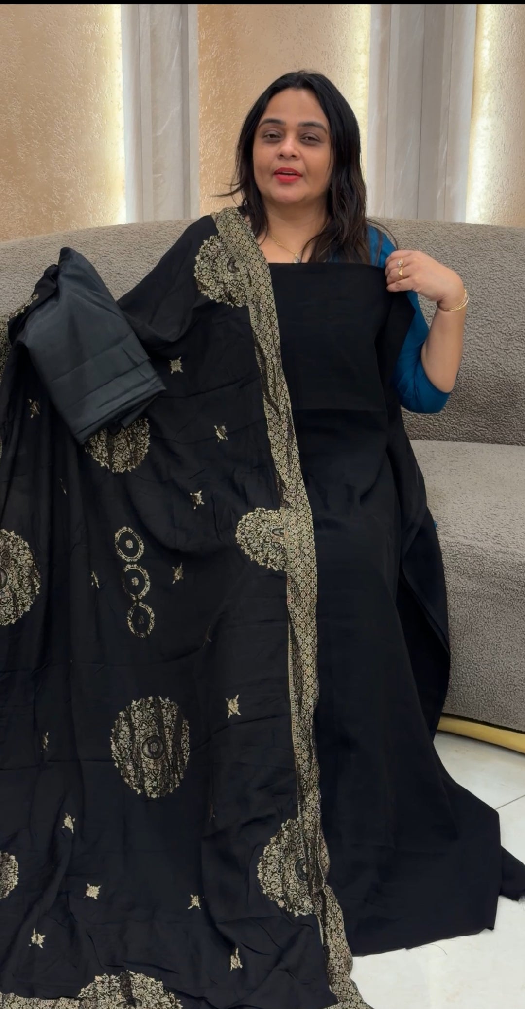 SEMI RAW SILK UNSTITCHED SALWAR SUITS - NUW-165