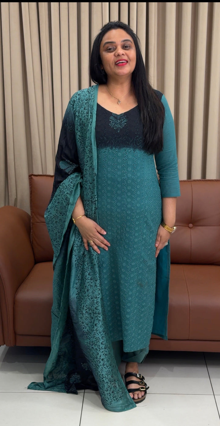 HAKOBA COTTON UNSTITCHED SALWAR SUITS - NUWA-1922