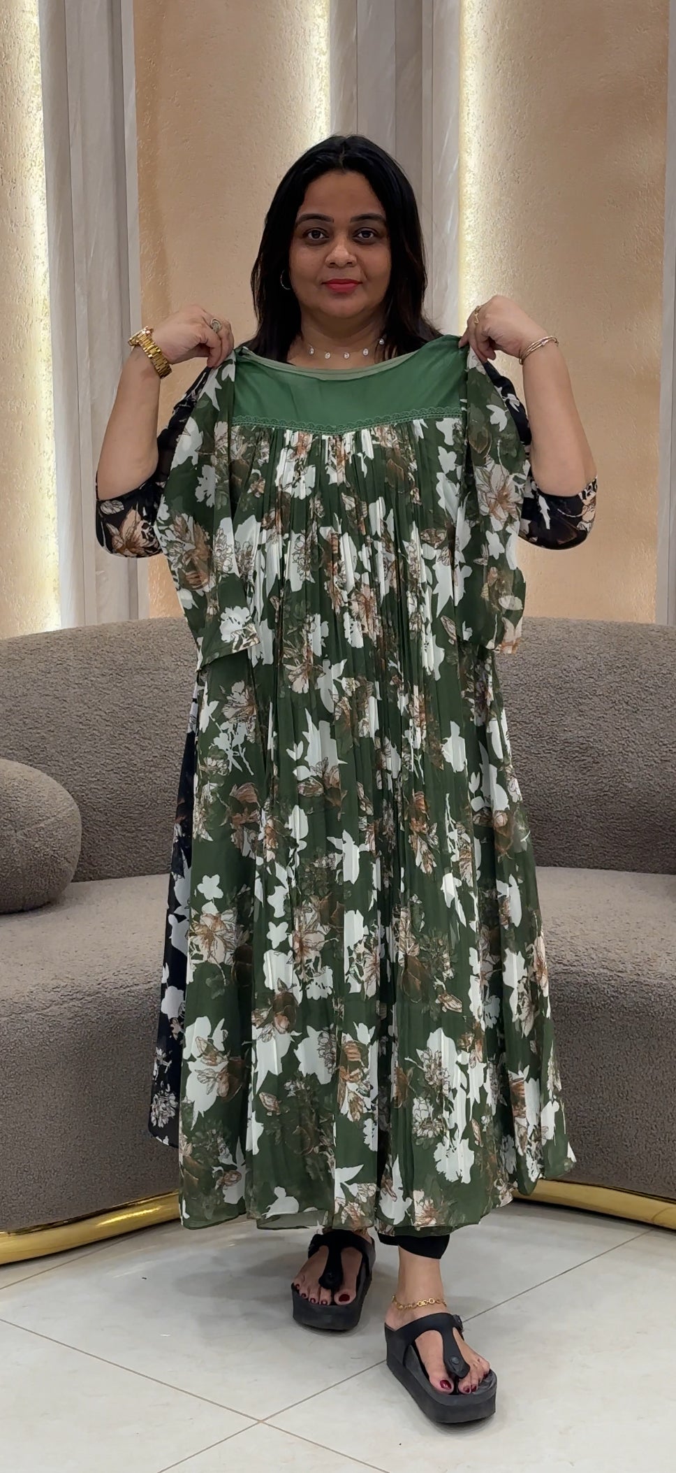 PRINTED ALINE TOPS - NUWA-032