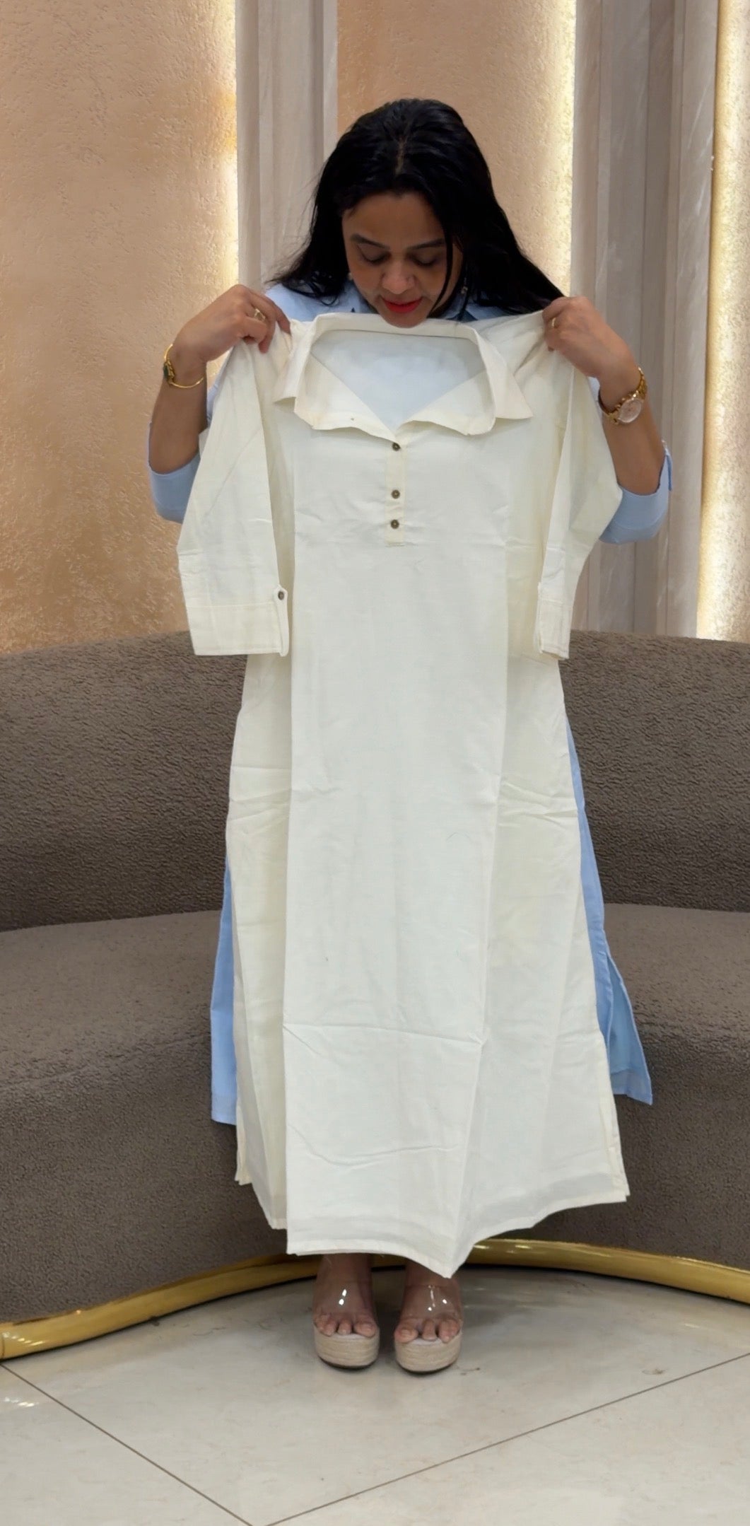 IN-HOUSE LINEN TUNIC TOPS - NUWA - 2257