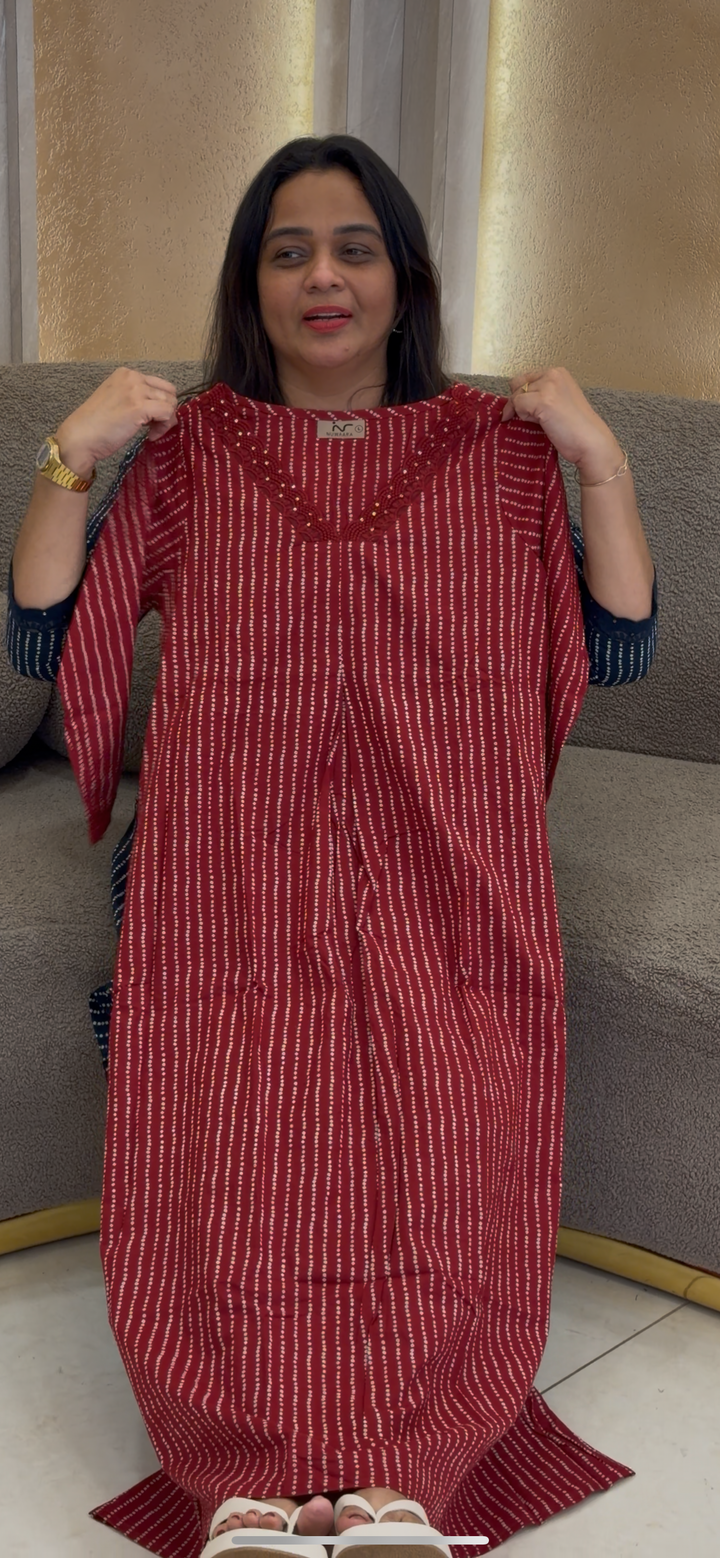 COTTON LONG ALINE TOPS - NUWA - 227