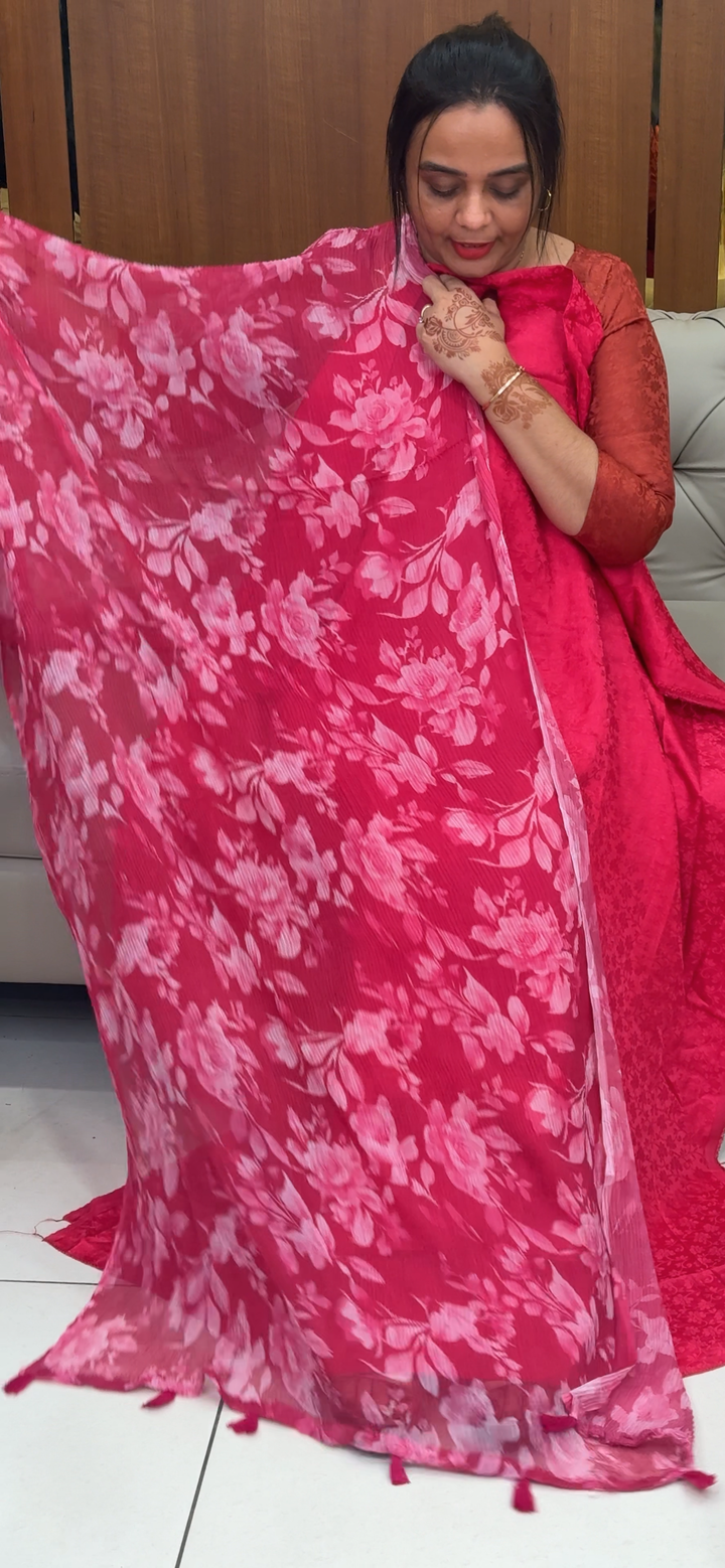 SILK UNSTITCHED SALWAR SUITS - NUWA - 629