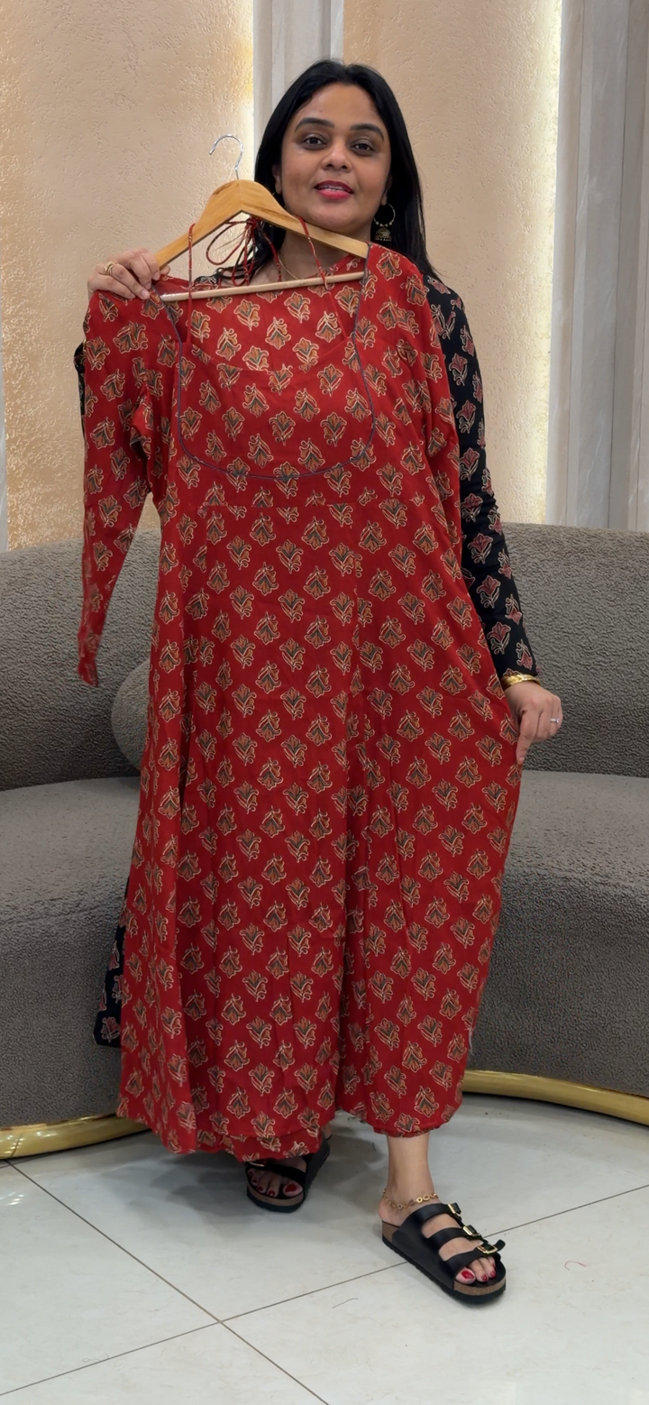 IN-HOUSE PRINTED COTTON LONG TOPS - NUWA - 1670