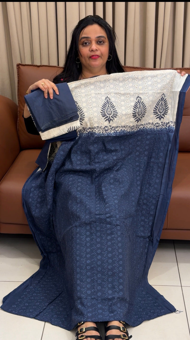 HAKOBA COTTON UNTITCHED SALWAR SUITS - NUWA-1943