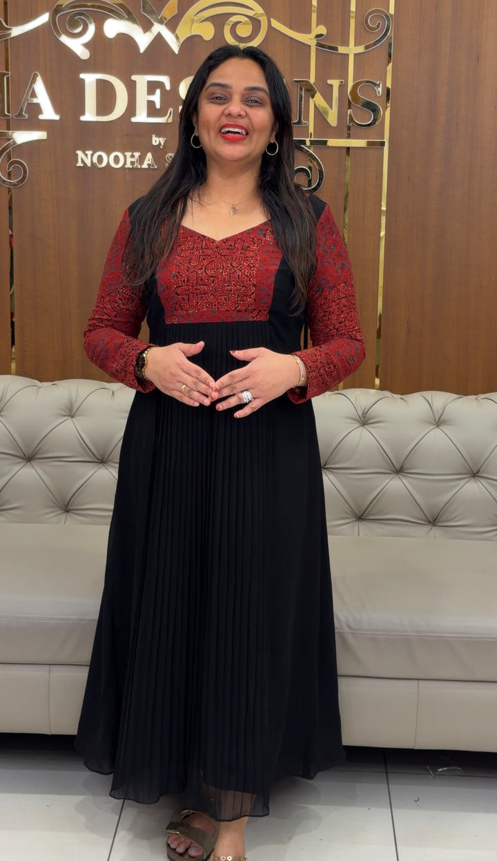 FAUX GEORGETTE ALINE TOPS -NUWA-552