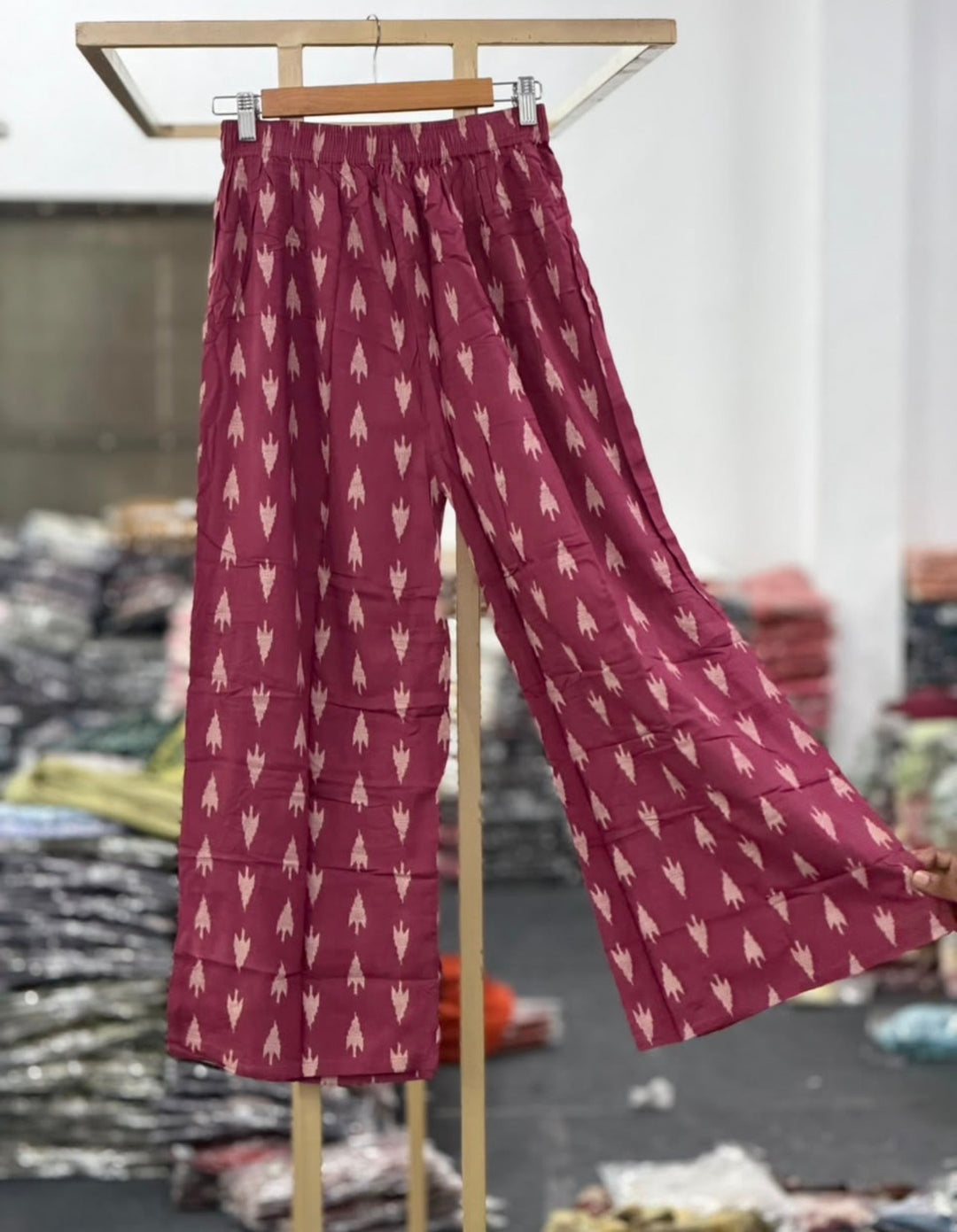 PINTED PALAZZO PANTS - NUWA - 2501
