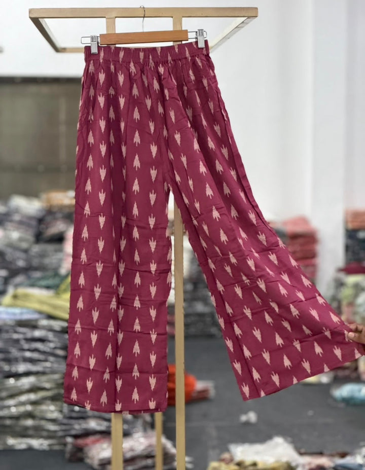 PINTED PALAZZO PANTS - NUWA - 2501
