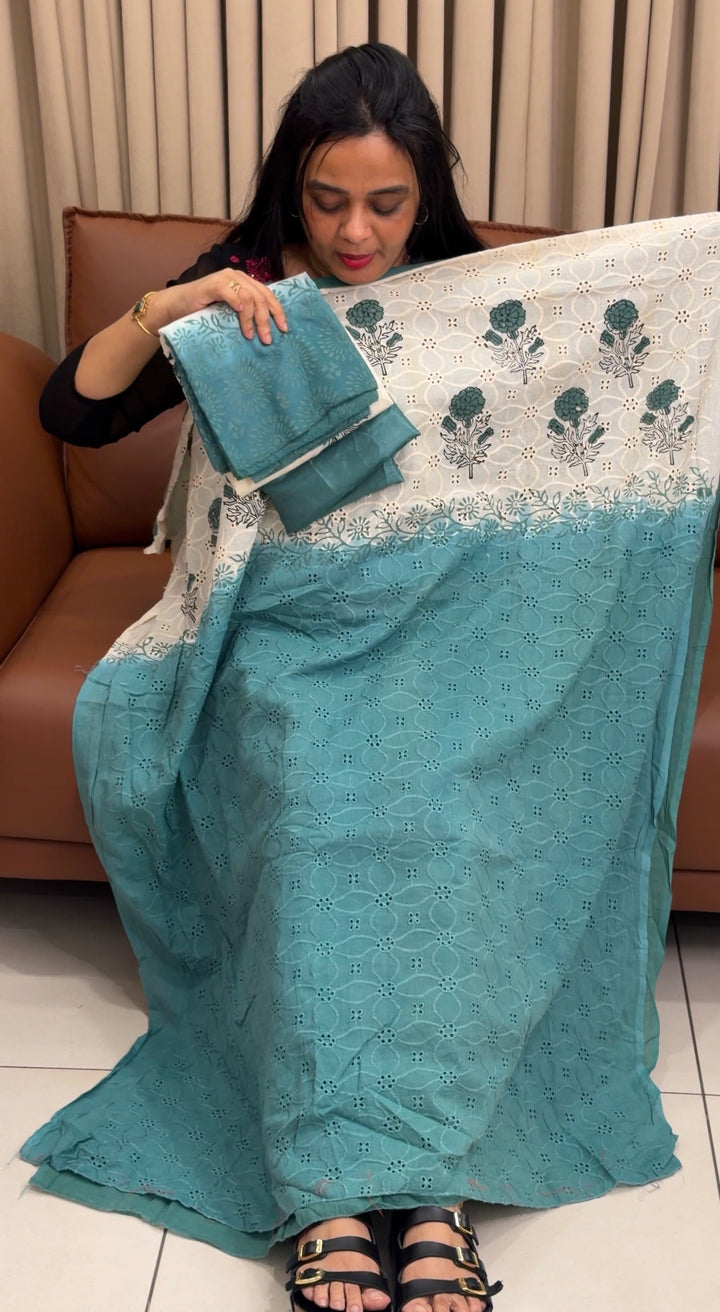 HAKOBA COTTON UNTITCHED SALWAR SUITS - NUWA-1943